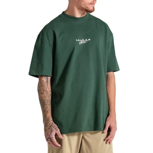 Camiseta Masculina Volcom Air Cooled VERDE-VLTS010544-  -1-